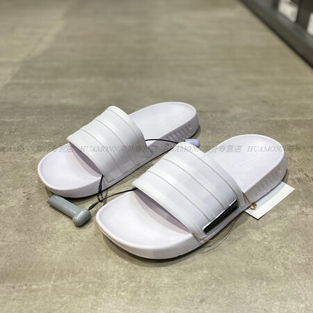 阿迪达斯 （adidas）男女鞋一字拖运动休闲透气沙滩拖鞋G...