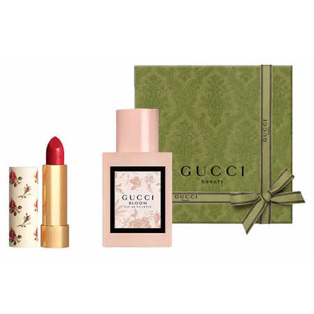 古驰（GUCCI）香水EDP30ml+丝润唇膏/50ml+丝...