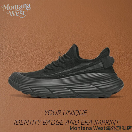 Montana West奢侈高端品牌2025新款男士时尚厚底...