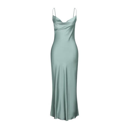 GUESS 奢侈品 女士 长款连衣裙 Sage green ...
