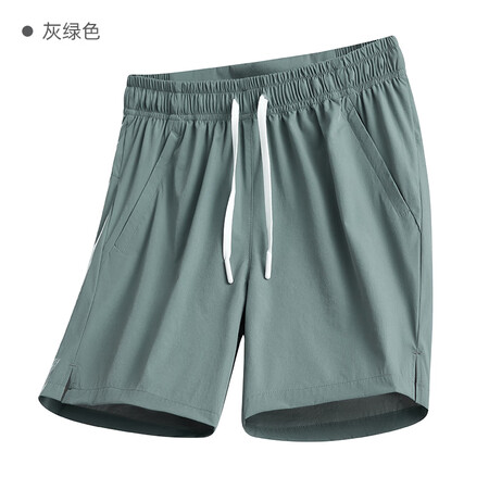 ACOO奢品冰丝运动短裤男夏季薄款透气速干后口袋中老年爸爸休...