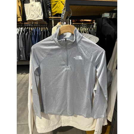 北面（The North Face）/北面儿童舒适纯色半拉链...