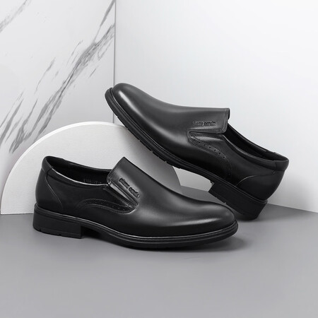 皮尔卡丹（pierre cardin）【经典】牛皮皮鞋男一片...