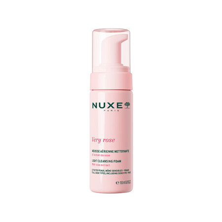 欧树（Nuxe）卸妆清洁 150ml 玫瑰舒缓洁面泡沫摩丝