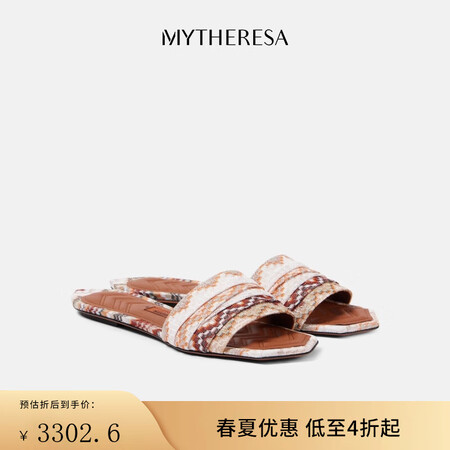 MISSONI 女士 Gia拉舍尔凉鞋 P01016688 ...