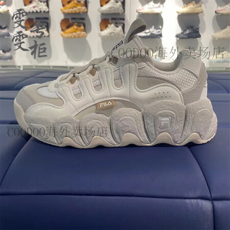 斐乐（FILA）高圆圆同款可颂面包鞋运动鞋女鞋2024冬休闲...