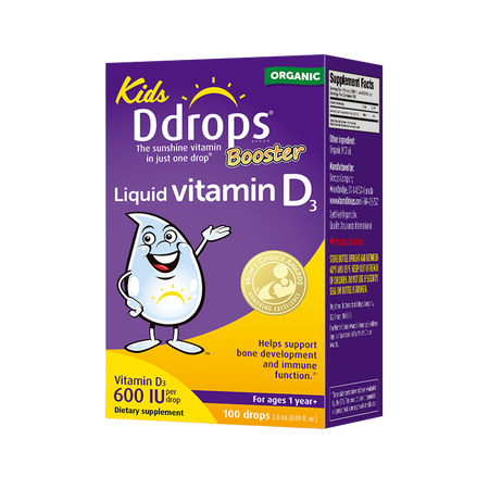 Ddrops滴卓思 婴幼儿童复合维生素D3滴剂vd3液体补钙...