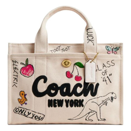 蔻驰（COACH）34 素描印花 帆布 帆布包托特包Tote...