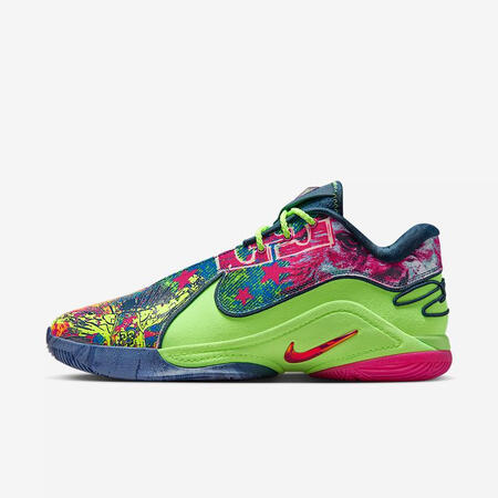 耐克（NIKE）女款篮球鞋气垫支撑缓震专业运动实战鞋 Blu...