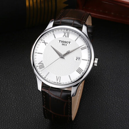 天梭（TISSOT）送礼瑞士手表 俊雅系列石英时尚男士手表 ...