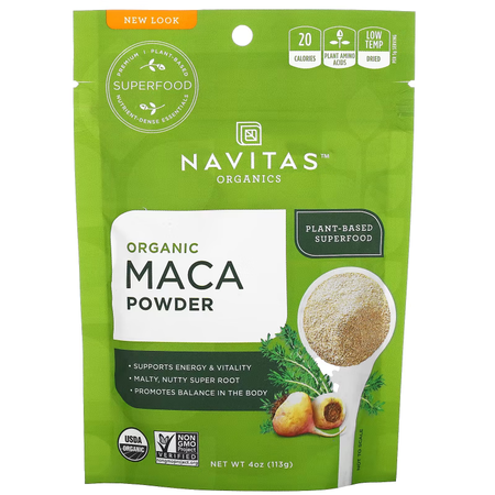 NAVITAS美版原装进口有机113克秘鲁玛咖玛卡粉无麸质m...