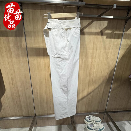 FILA斐乐女装 2025年夏新款时尚休闲运动直口梭织长裤F...
