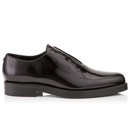 jimmychoo周仰杰海囤全球男士 2019 新款黑色光面松紧系带时尚简约