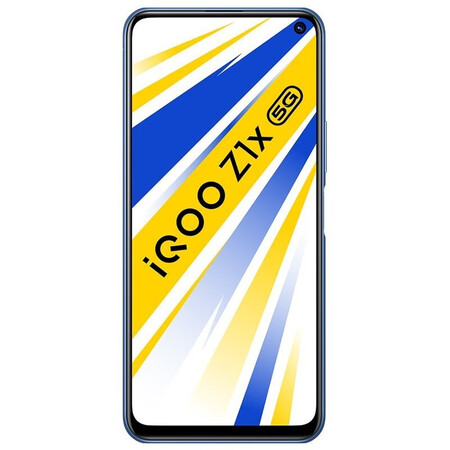 iqoovivoz1x高通骁龙765g双模5g手机大电池120hz竞速屏电竞全新海蔚蓝