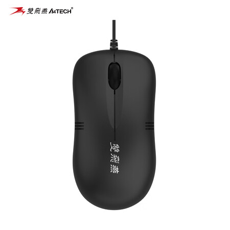 
                                        
                                                                                双飞燕（A4TECH) WM-100 十只装 有线鼠标 笔记本台式电脑办公家用便携鼠标 USB接口 黑色                