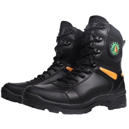 靴】戎役19森林防火救援靴战术作战靴体能训练鞋消防抢险救援靴 黑色