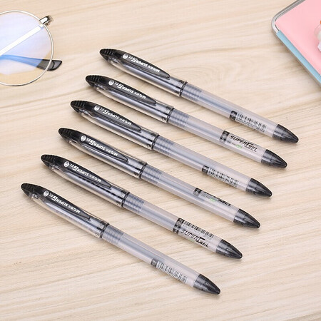 晨光mg全针管038mmgelpen系列签字笔水笔学习文具办公用品gp1212黑色