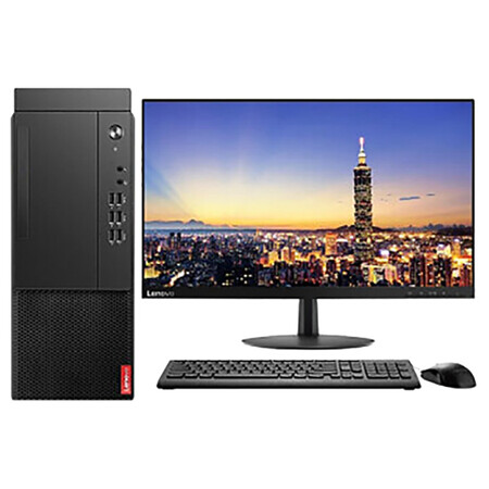联想(lenovo)启天m445商务办公台式机i5-11500 8g 1tb  128gssd  23.