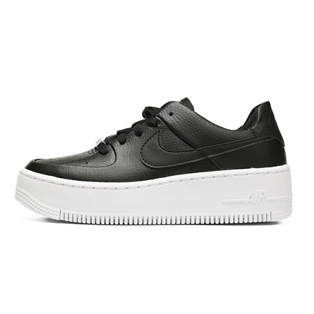 BUTY DAMSKIE LIFESTYLE NIKE AIR FORCE 1 SAGE LOW CZARNE AR5339-002 | Sneakershop.pl