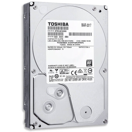 东芝(TOSHIBA) 台式机硬盘 3TB CMR 3.5英...
