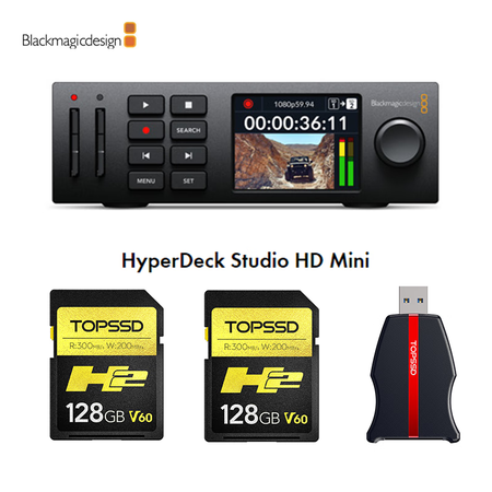 blackmagic designBlackmagic Design HyperDeck Studio HD Mini 直播BMD双SD卡双 ...