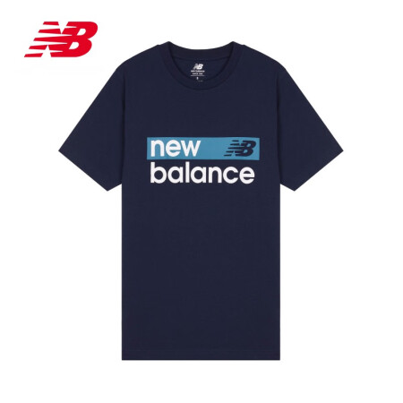 NEW BALANCE NB奥莱男女经典LOGOT恤简约圆领...