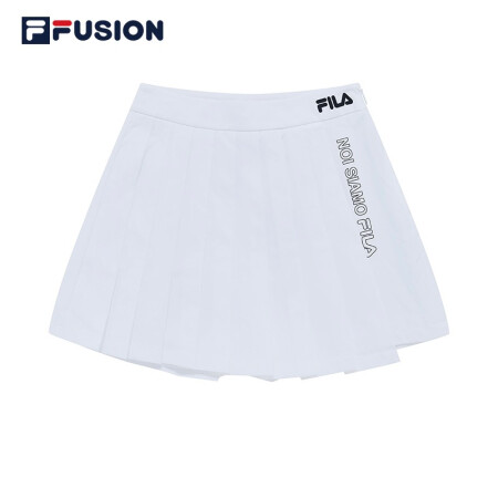 FILAFILA FUSION斐乐潮牌半身裙女2023夏百褶...