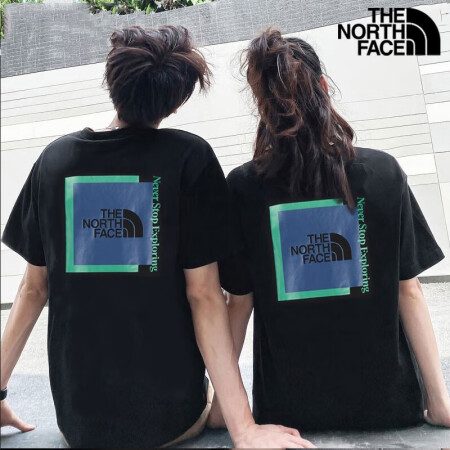 THE NORTH FACE北面T恤男23春夏新款户外休闲透...