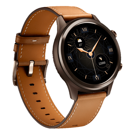 vivowatch1手表46mm24h运动健康监测长续航血氧心率监测nfc支付摩卡棕