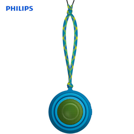 
                                                            飞利浦（PHILIPS）BT2000 音乐手鼓 无线蓝牙音箱 便携迷你音响 手机/电脑小音响 户外运动 蓝色                