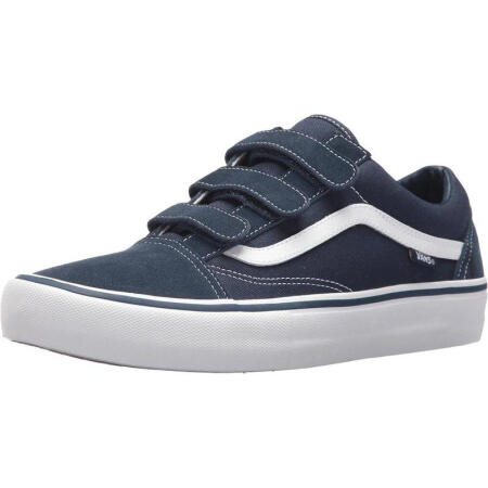 全球購萬斯(vans) old skool v pro 男款休閒運動板鞋專櫃 navy/white