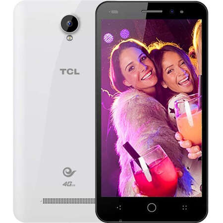 
                                        TCL 乐玩 (P588L)  电信4G智能手机 双卡双待 雪山白                