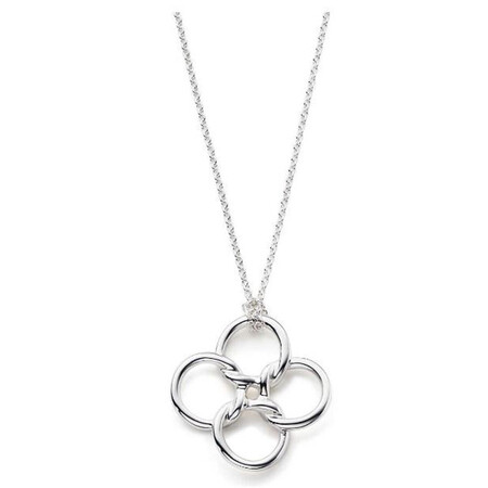 蒂芙尼tiffany 项链奢侈品 全球购女士新款925纯银四叶草吊坠项链