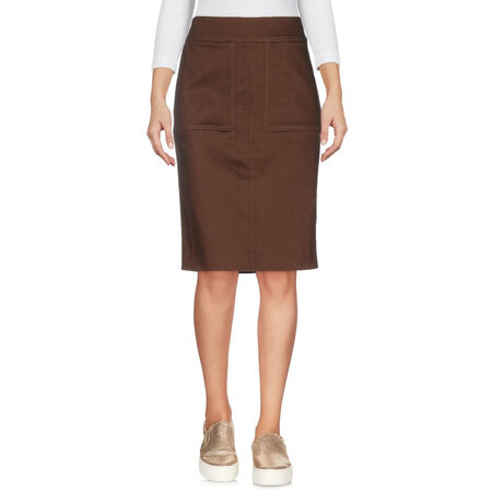 汤姆·福特(tom ford)奢侈品女装 牛仔半身裙 2301683617 dark brown