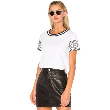 高田贤三(kenzo)奢侈品女士 运动直线型t恤 920840153 white 小码(s)