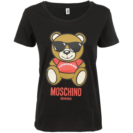 莫斯奇诺(moschino)奢侈品女装 泰迪熊印花t恤 509834921 图片色 中码