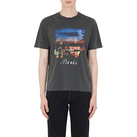 balenciaga/巴黎世家 男裝 男式短袖t恤 q00904641 black m