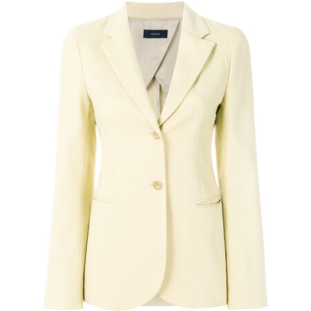 约瑟夫(joseph)奢侈品女装 451001969 修身系扣西装外套 yellow &