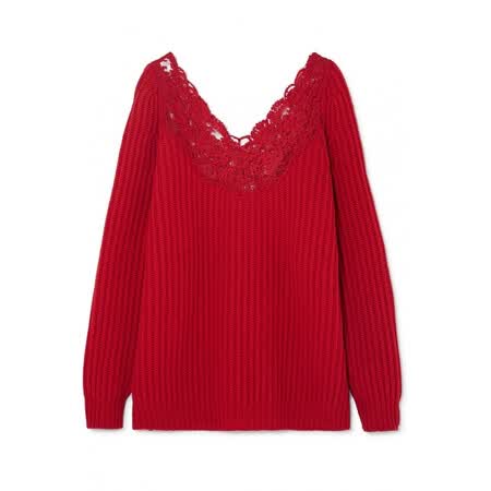 balenciaga 巴黎世家 女装 女式毛衣 q00950471 red fr 38