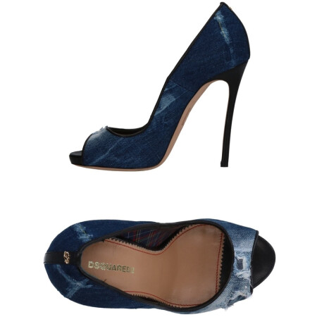 d二次方(dsquared2)奢侈品女鞋 淺口鞋 1752478483 blue 7 (us size)