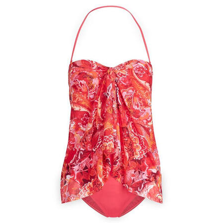 全球购拉夫劳伦(ralph lauren) paisley 时尚潮流泳衣女专柜 coral