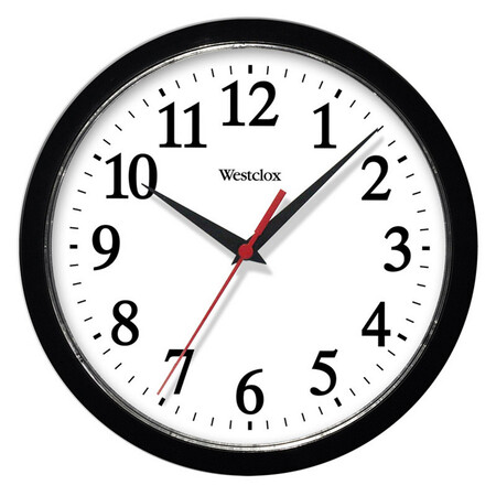 美国直邮 westclox 10 round wall clock 46176