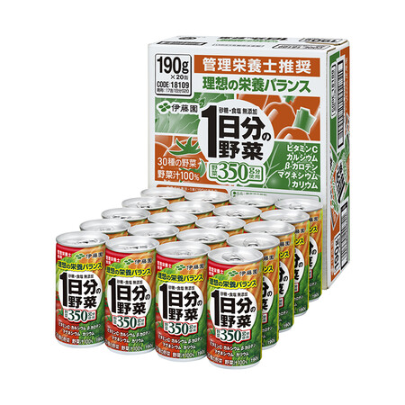 日本进口 伊藤园(ITOEN)果蔬汁 1日分野菜 30种果蔬...