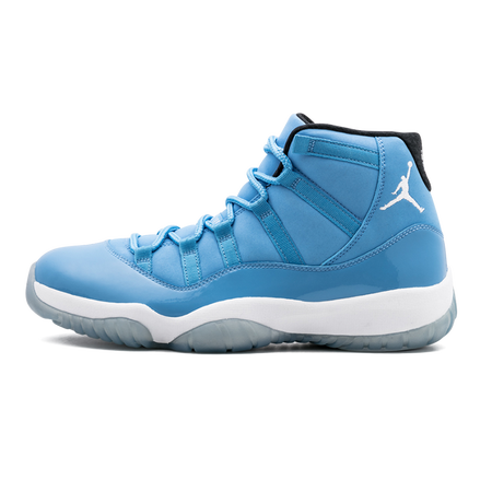 air jordan 11 aj11男士中高帮实战缓震篮球鞋 北卡蓝 标准45/us11