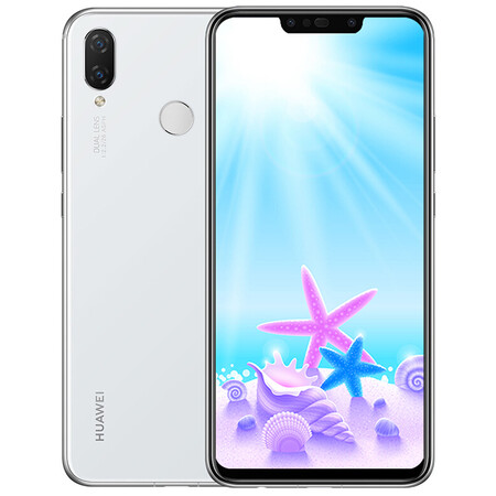 华为(huawei) nova3i 全面屏高清四摄游戏手机4gb 128gb 珍珠白 6gb