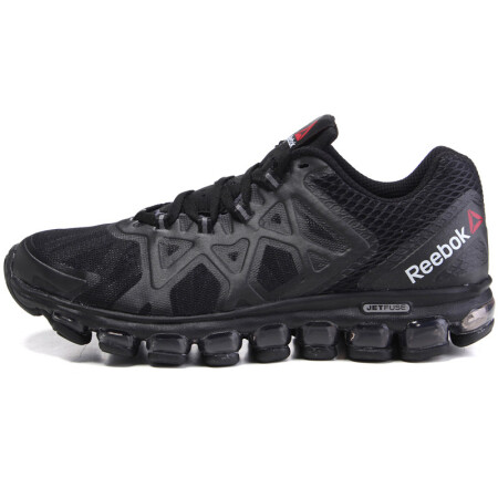 锐步（REEBOK）跑步鞋 男低帮鞋 V71951 黑/鲨鱼...