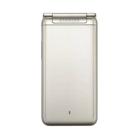 三星galaxy folder(sm-g1600)翻盖手机 全网通4g 金色 (2g ram 16g