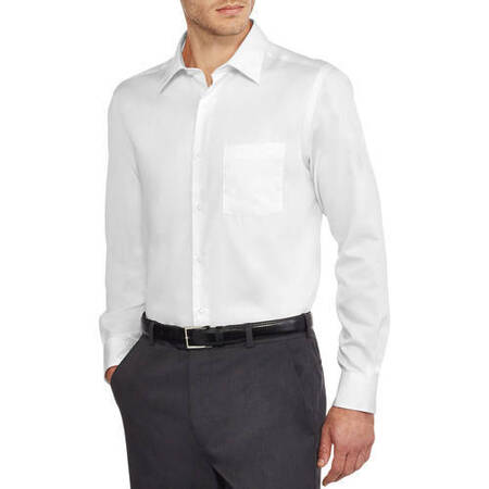 美国直邮 george男士修身西装衬衫 白色(white) m 32/33