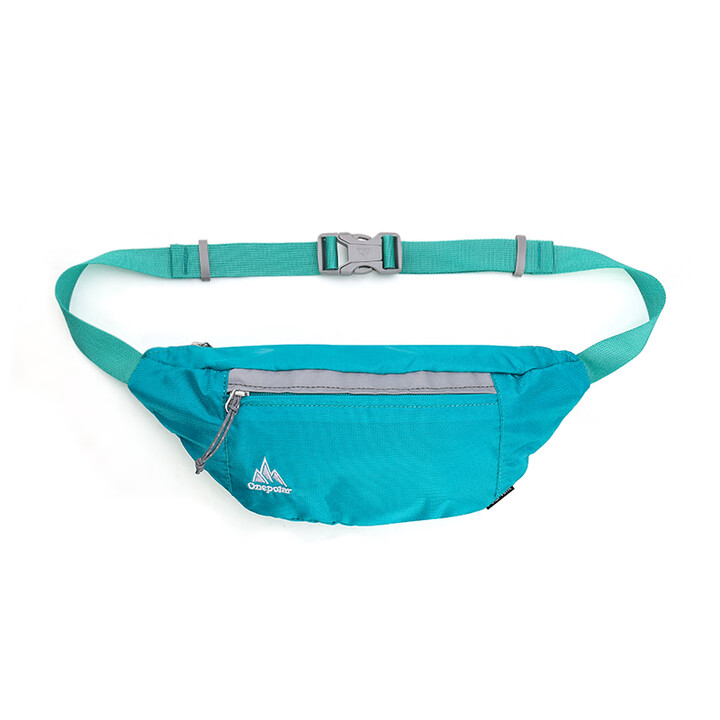 极地（onepolar）运动腰包男极地户外跑步手机腰包女多功能反光隐形腰带包骑行腰包 湖水绿