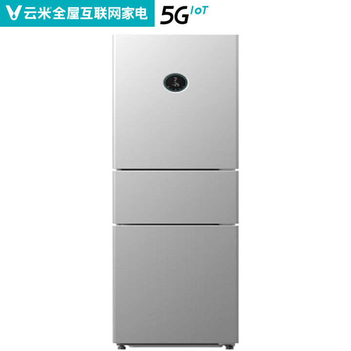 云米（VIOMI）301升大容量三门冰箱 双变频快速制冷 O...